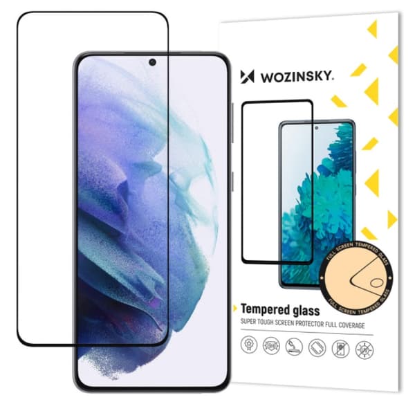 Skärmskydd Samsung Galaxy S25+ (S25 plus) Härdat Glas Svart Ram