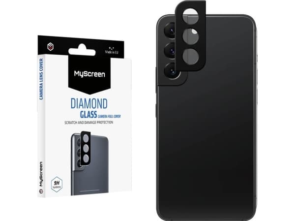 MyScreen Protector Samsung Galaxy S21/S21+ - MyScreen DIAMOND GLASS CAMERA FULL COVER karkaistua lasia kameran takana