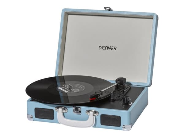 Denver VPL-120 Pladespiller Stereo Blå