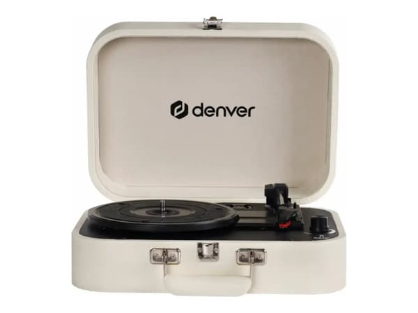 Denver VPL-130 Pladespiller Stereo Hvid