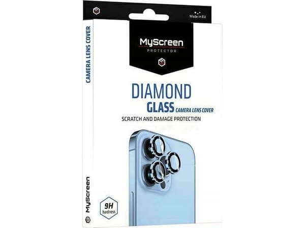 Linsebeskytter MyScreen Diamond Glass Kamera Linsedeksel til Samsung Galaxy S25+ svart