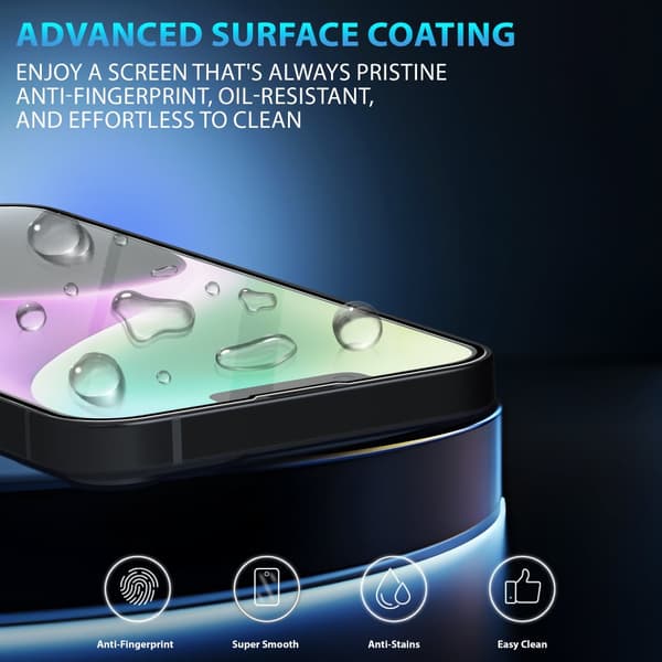 2-Pack Iphone 14 Skærmbeskyttelse & 1-Pack linsebeskyttelse - Hærdet Glas 9H - Super kvalitet 3D