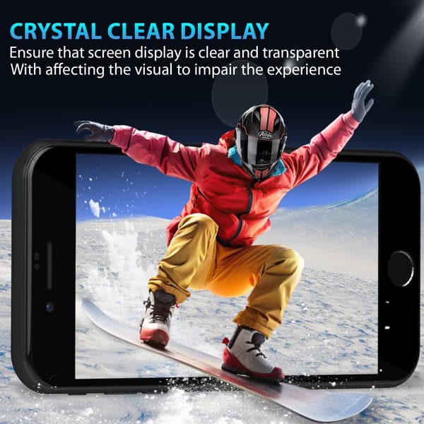2-Pack Iphone SE (2020-2022) Black Skärmskydd - Härdat Glas 9H - Super kvalitet 3D