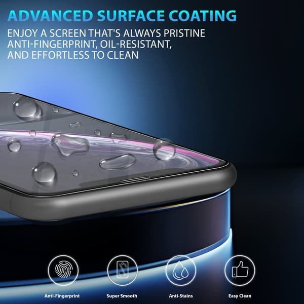 2-Pack Iphone XR Näytönsuoja - Karkaistu Lasi 9H - Super laatu 3D