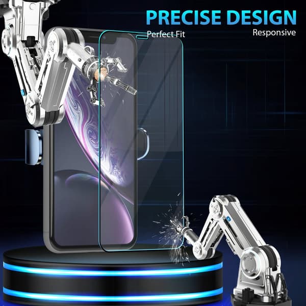 2-Pack Iphone XR Näytönsuoja - Karkaistu Lasi 9H - Super laatu 3D