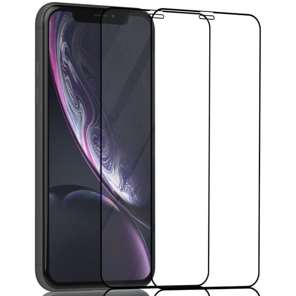 2-Pack Iphone XR Näytönsuoja - Karkaistu Lasi 9H - Super laatu 3D