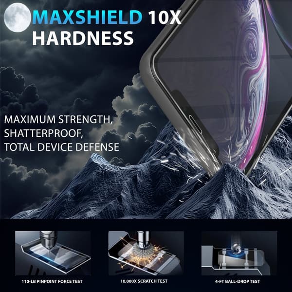 2-Pack Iphone XR transparent Skärmskydd - Härdat Glas 9H - Super kvalitet 3D