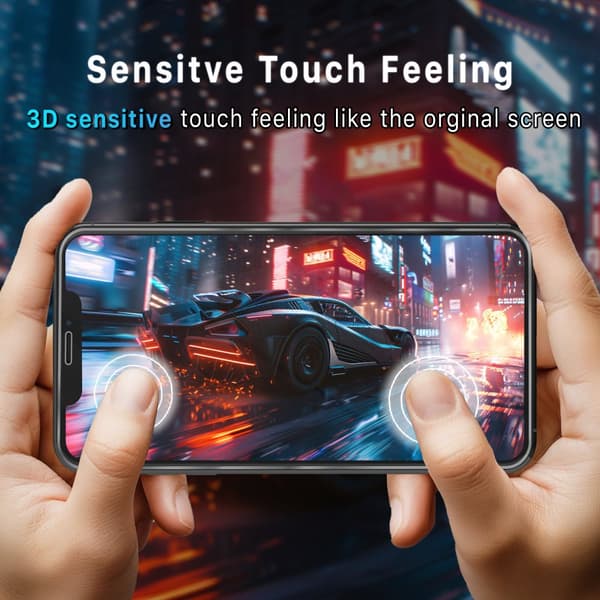 2-Pack Iphone XR transparent Skärmskydd - Härdat Glas 9H - Super kvalitet 3D
