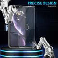 Miniatyrbillede 6 af 6: 3-Pack Iphone XR transparent Skærmbeskyttelse - Hærdet Glas 9H - Super kvalitet 3D