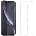 Miniatyrbillede 1 af 6: 3-Pack Iphone XR transparent Skærmbeskyttelse - Hærdet Glas 9H - Super kvalitet 3D