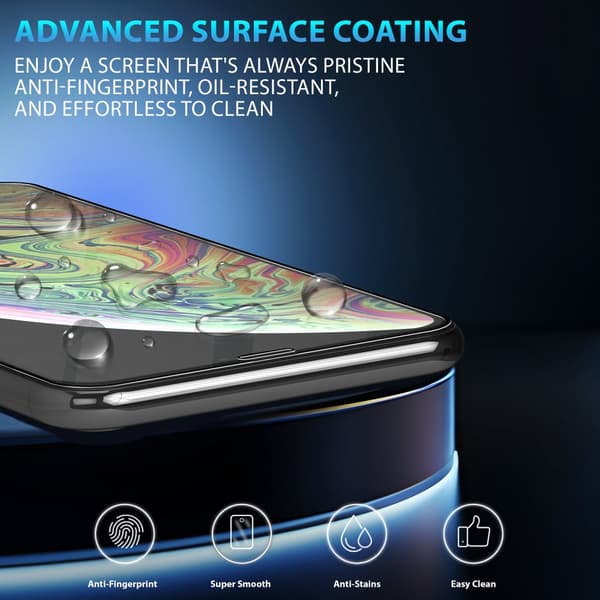 1-Pack Iphone XS Skärmskydd - Härdat Glas 9H - Super kvalitet 3D