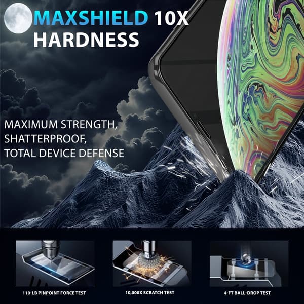 1-Pack Iphone XS Skärmskydd - Härdat Glas 9H - Super kvalitet 3D