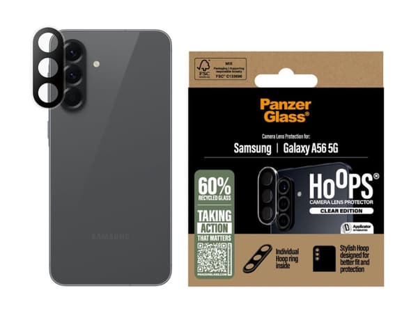 Panzer Glass Linssi Protector PanzerGlass Hoops Lens Protector Samsung Galaxy A56 5G läpinäkyvä