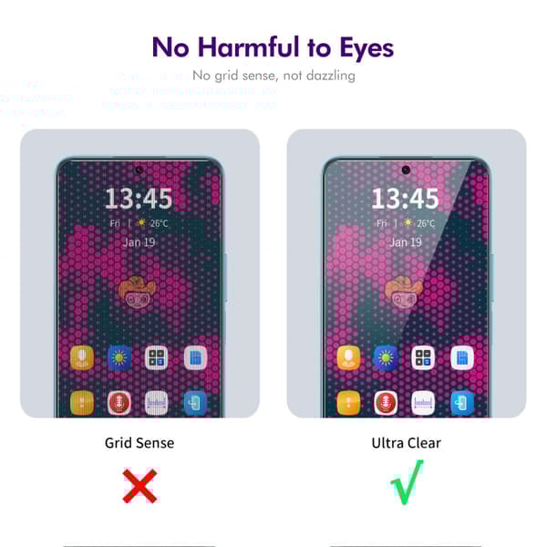 Til Samsung Galaxy A36 A56 Privacy Anti-Spy Privacy Fuld dækning hærdet glas