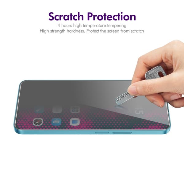 Til Samsung Galaxy A36 A56 Privacy Anti-Spy Privacy Fuld dækning hærdet glas