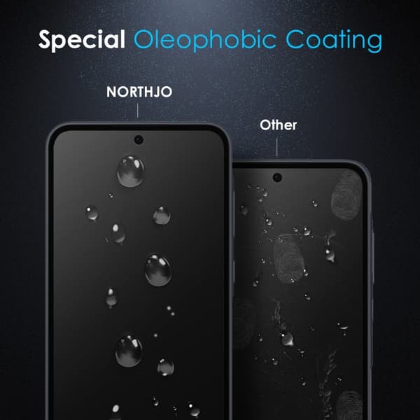 NORTHJO Samsung Galaxy A36 A56 Privacy Näytönsuoja Karkaistu Lasi Anti-Spy