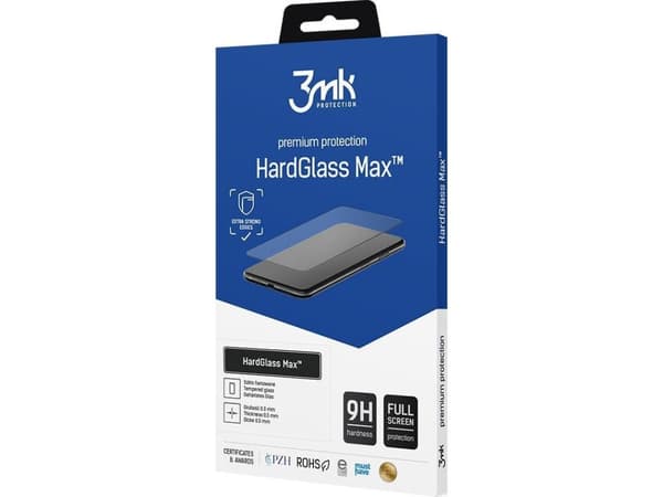 3MK Xiaomi Mi Note 10 Black 3mk HardGlass Max FP
