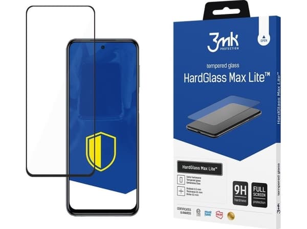 3MK Xiaomi Redmi Note 9 Pro Max BL - 3mk HardGlass Max Lite