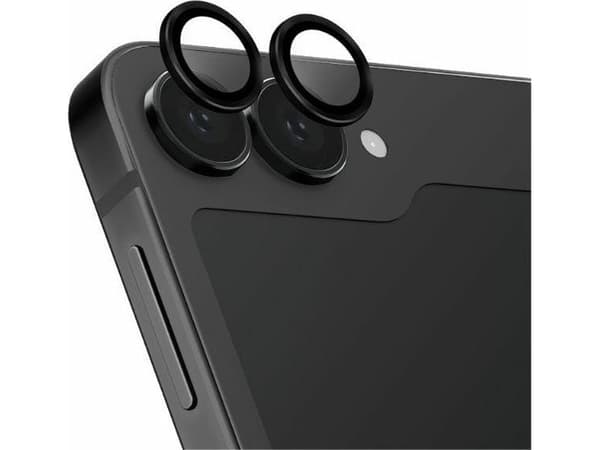 Uniq Optix Auminium Tempered Glass for Lens with Applicator for Samsung Galaxy Z Flip 6 - Juodas