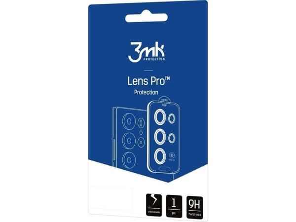3MK 3mk Lens Protection Pro kamerabeskyttelse for Samsung Galaxy A55 5G, svart