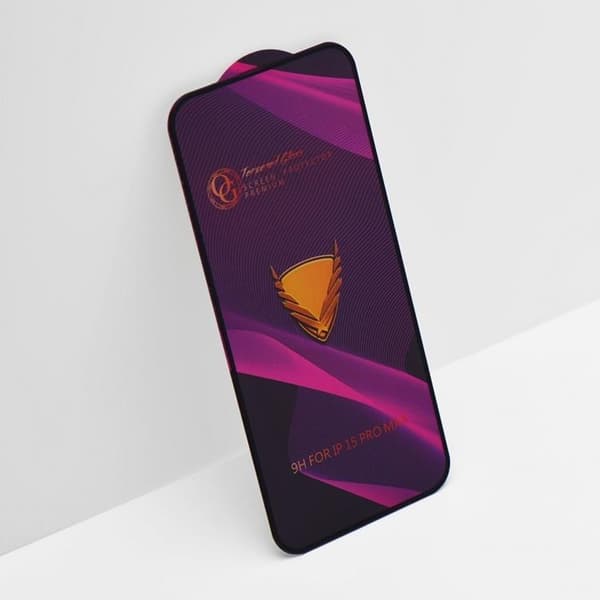 OG iPhone 15 Plus Härdat Glas Skärmskydd Premium - Svart