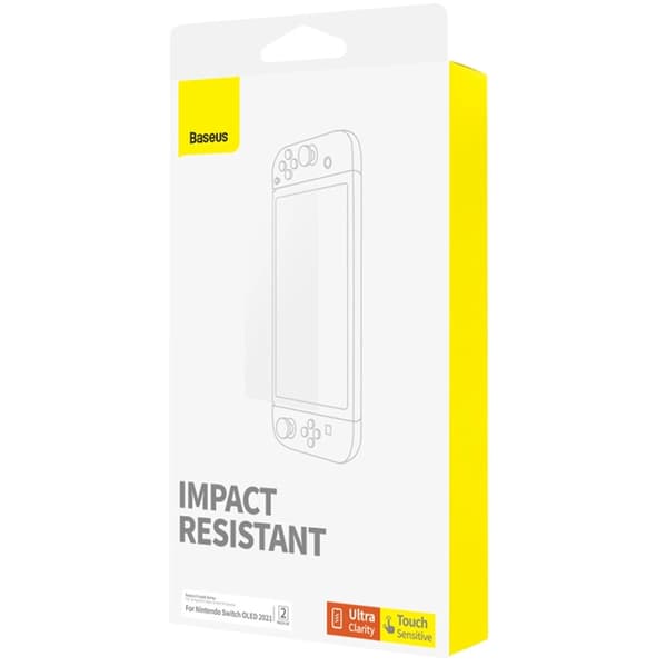 [2-Pack] Baseus Nintendo Switch OLED (2021) Härdat Glas