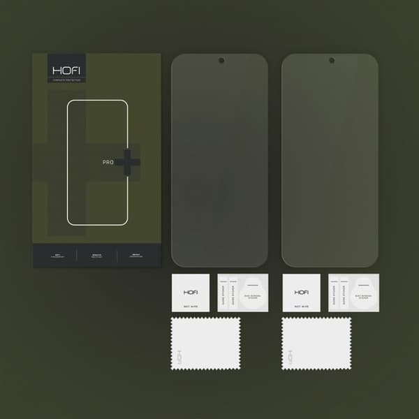 [2-Pack] Hofi Google Pixel 9/9 Pro Skärmskydd Härdat Glas Pro Plus - Clear