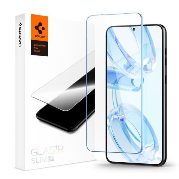 Spigen Galaxy S23 Härdat Glas Skärmskydd TR. Slim - Clear