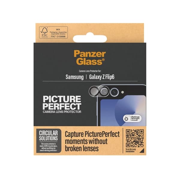 Panzer Galaxy Z Flip 6 Kameralinsskydd Härdat Glas Picture Perfect