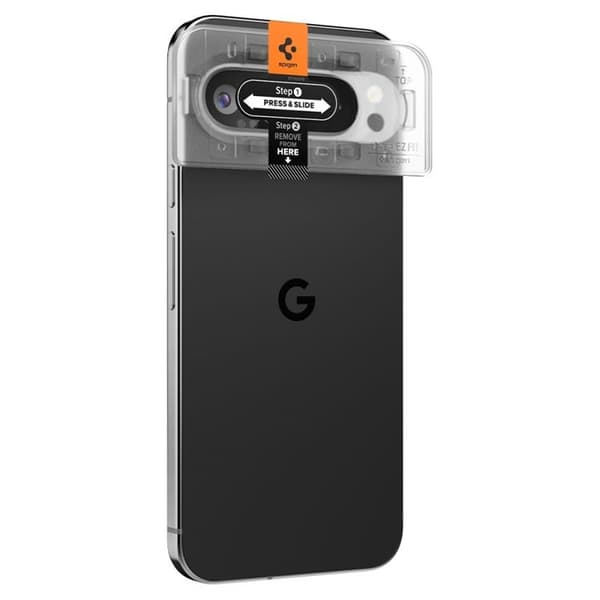 [2-Pack] Spigen Google Pixel 9 Pro Linsskydd Härdat Glas EZ Fit