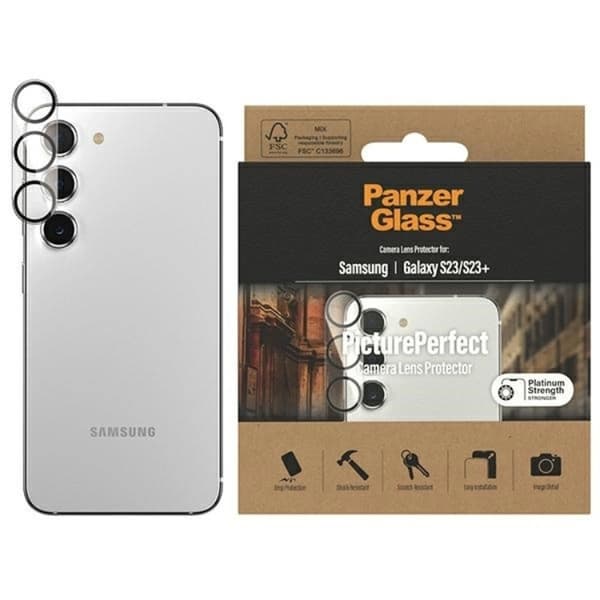 Panzer Galaxy S23/S23 Plus Kameralinsskydd Härdat Glas Picture Perfect