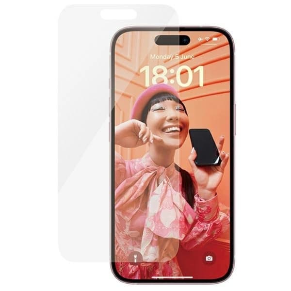 PanzerGlass iPhone 15 Plus Härdat Glas Skärmskydd Classic Fit - Clear
