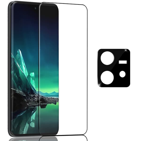 1-Pack Motorola Edge 40 Neo Skærmbeskyttelse & 1-Pack linsebeskyttelse - Hærdet Glas 9H - Super kvalitet 3D