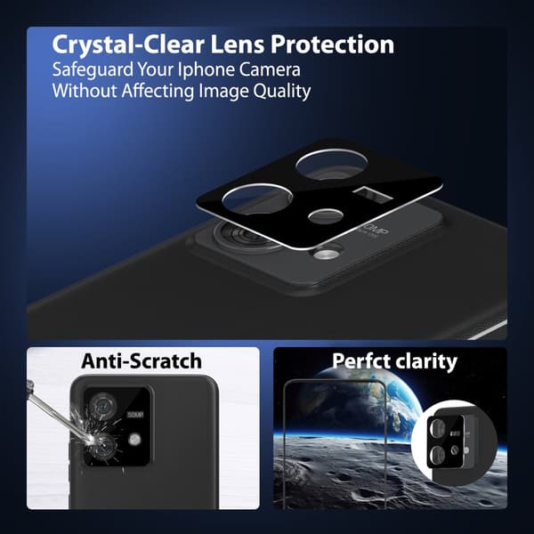 2-Pack Motorola Edge 40 Neo Näytönsuoja & 2-Pack linssinsuoja - Karkaistu Lasi 9H - Super laatu 3D