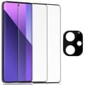 Miniatyrbild 1 av 7: 2-Pack Xiaomi Redmi Note 13 Pro Plus Skärmskydd & 1-Pack linsskydd - Härdat Glas 9H - Super kvalitet 3D