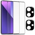 Miniatyrbild 1 av 7: 2-Pack Xiaomi Redmi Note 13 Pro Plus Skärmskydd & 2-Pack linsskydd - Härdat Glas 9H - Super kvalitet 3D