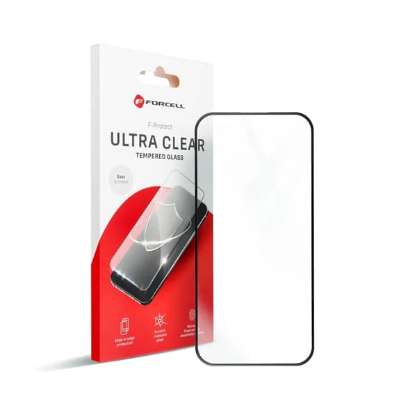 Forcell Galaxy A52 4G/A52 A52s 5G Härdat Glas Skärmskydd Ultra Clear - Svart