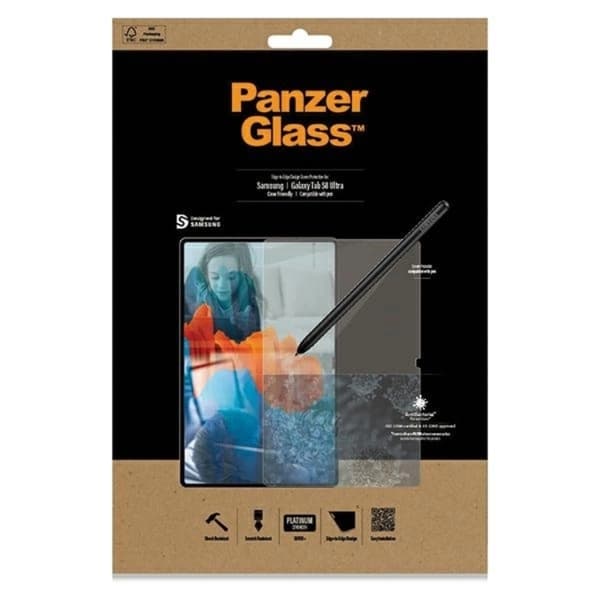 PanzerGlass Galaxy Tab S8 Ultra Härdat glas Skärmskydd E2E Super Plus