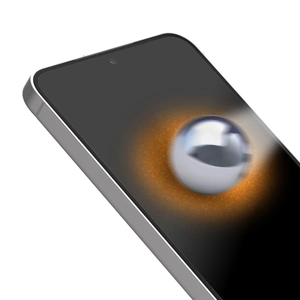 SBS Galaxy A35/A55 Härdat Glas Skärmskydd D30 - Svart