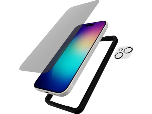 Tech21 Impact Glass/Camera w/Privacy BDL for iPhone 15 Plus (2023)
