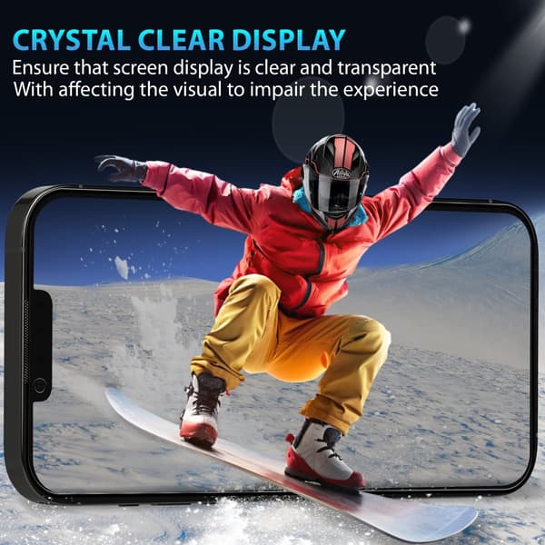 1-Pack Iphone 16E Privacy Skärmskydd & 1-Pack linsskydd - Härdat Glas 9H - Super kvalitet 3D