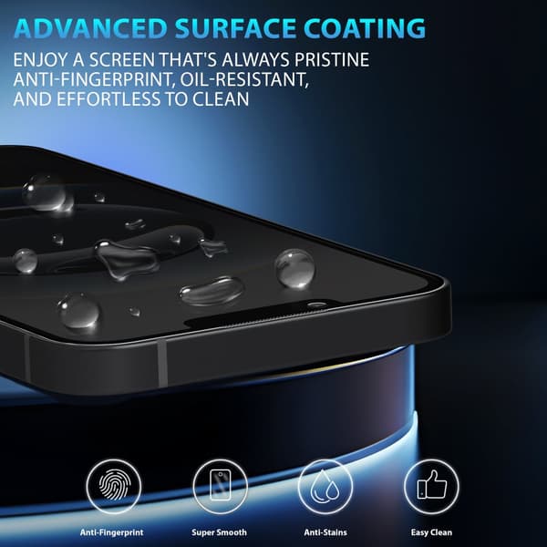 1-Pack Iphone 16E Privacy Skärmskydd & 1-Pack linsskydd - Härdat Glas 9H - Super kvalitet 3D