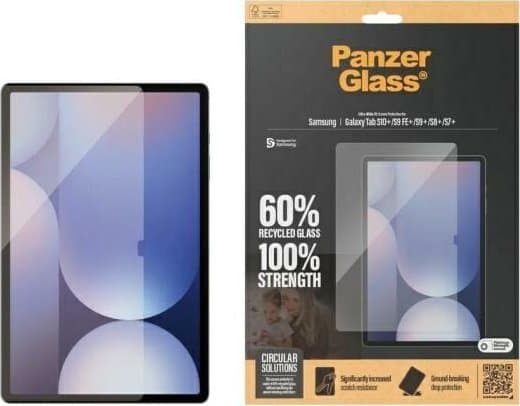 PanzerGlass - Skärmskydd för surfplatta - ultrabred passning - glas - för Samsung Galaxy Tab S10+, Tab S7+, Tab S8+, Tab S9 FE+, Tab S9+