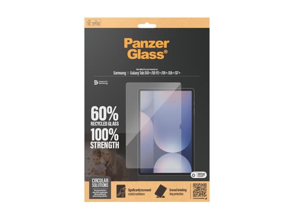 PanzerGlass - Skärmskydd för surfplatta - ultrabred passning - glas - för Samsung Galaxy Tab S10+, Tab S7+, Tab S8+, Tab S9 FE+, Tab S9+