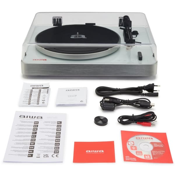 AIWA Platespiller Premium Hvit
