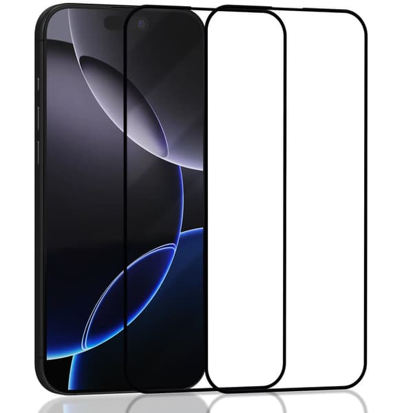 2-Pack Iphone 16 Pro Skærmbeskyttelse - Hærdet Glas 9H - Super kvalitet 3D