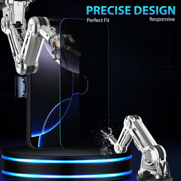 1-Pack Iphone 16 Pro Max Privacy Skærmbeskyttelse - Hærdet Glas 9H - Super kvalitet 3D