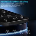 Miniatyrbild 4 av 6: 2-Pack Iphone 16 Pro Max Privacy Skärmskydd & 2-Pack linsskydd - Härdat Glas 9H - Super kvalitet 3D