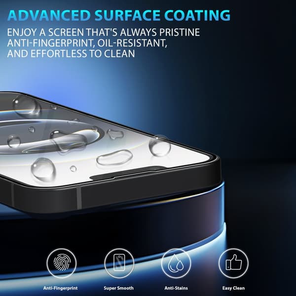 1-Pack Iphone 16E Skärmskydd & 1-Pack linsskydd - Härdat Glas 9H - Super kvalitet 3D