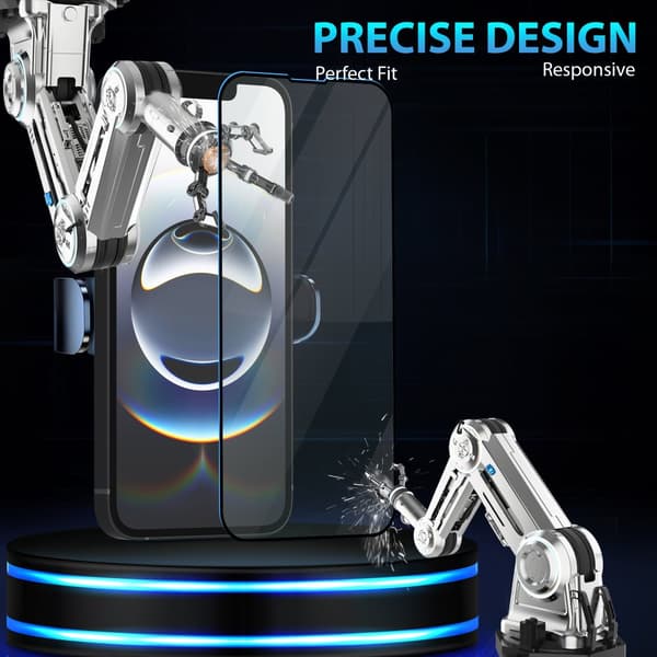 1-Pack Iphone 16E Skärmskydd & 1-Pack linsskydd - Härdat Glas 9H - Super kvalitet 3D